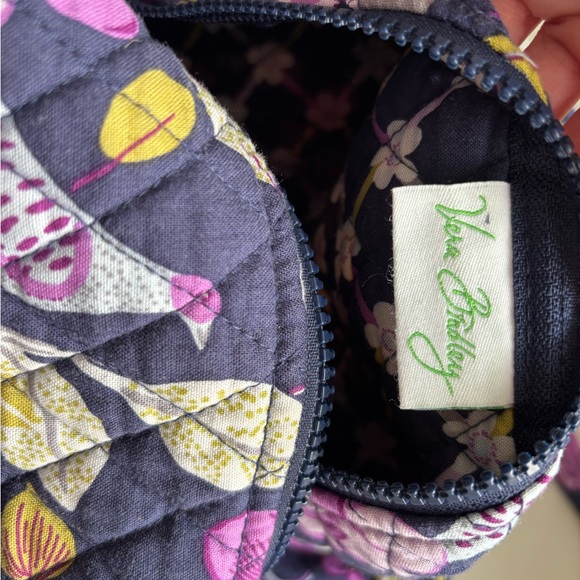 Floral Quilted Women's Bag - Purple and Yellow - Picture 7 of 9